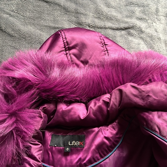 Utex Purple Winter Puffer Jacket - Picture 8 of 13